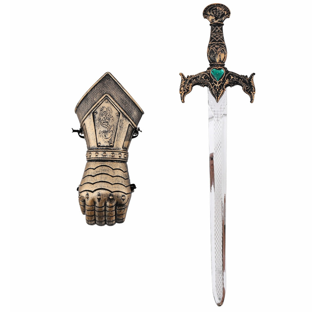 Medieval Knight Set with Glove