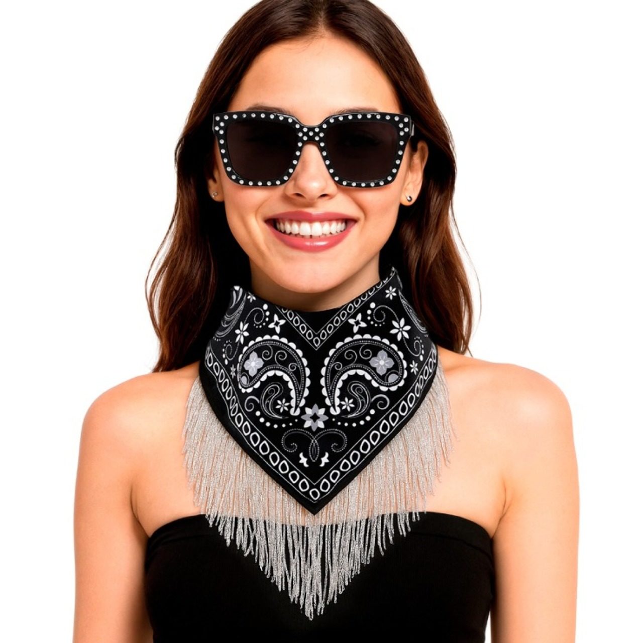 Black Disco Cowgirl Set