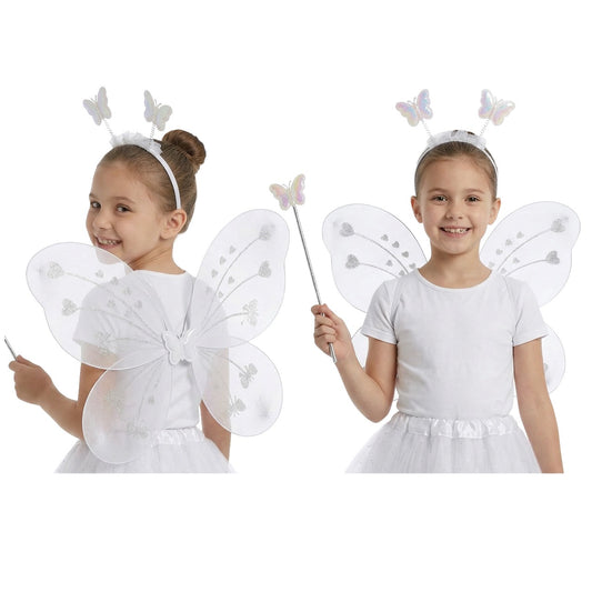 White Butterfly Fairy Set