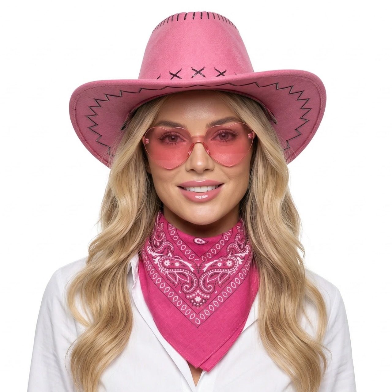 Pink Barbie Cowgirl Set