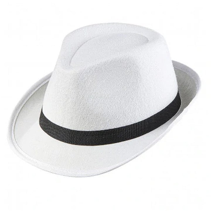 Kids White Gangster Hat
