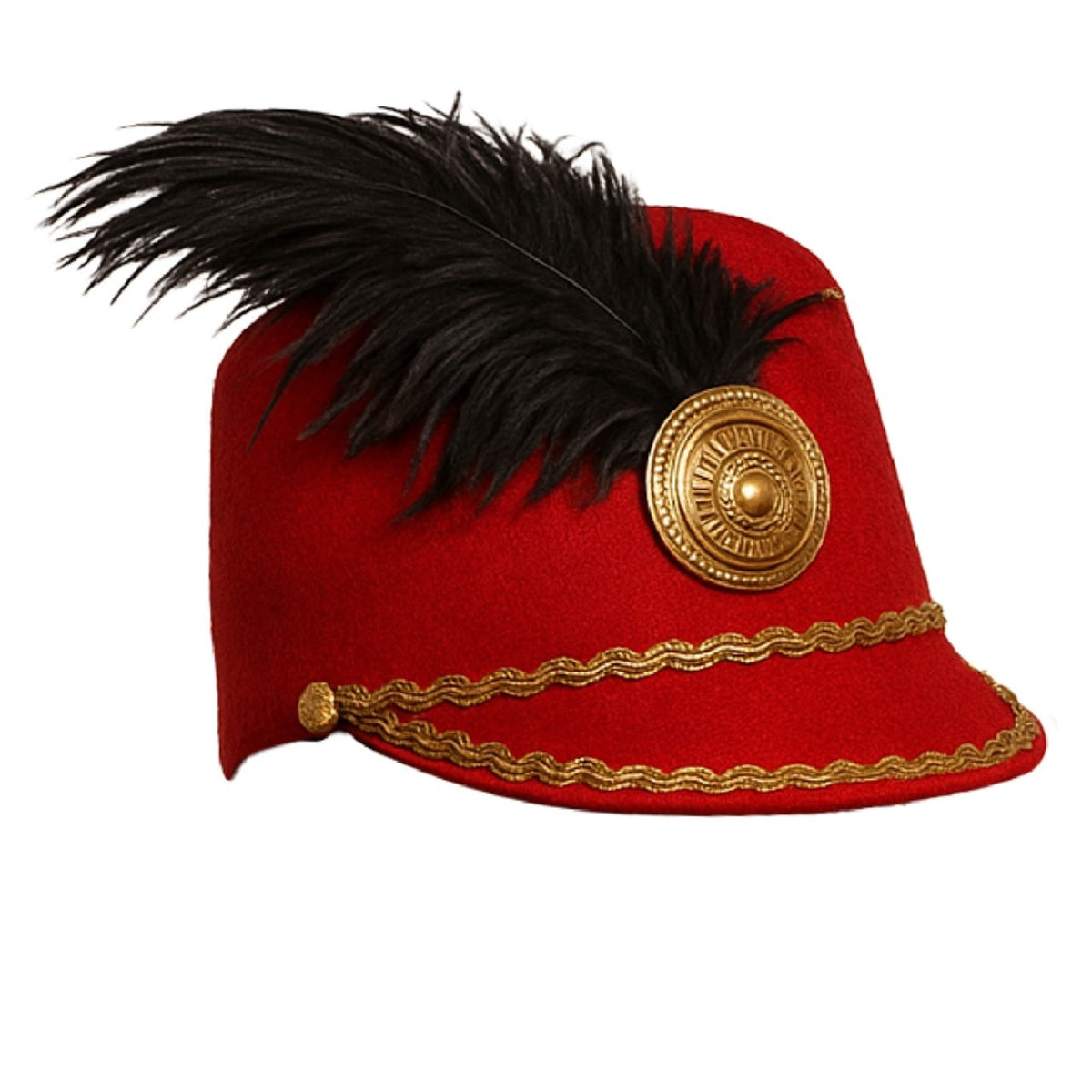 Red and Black Majorette Hat