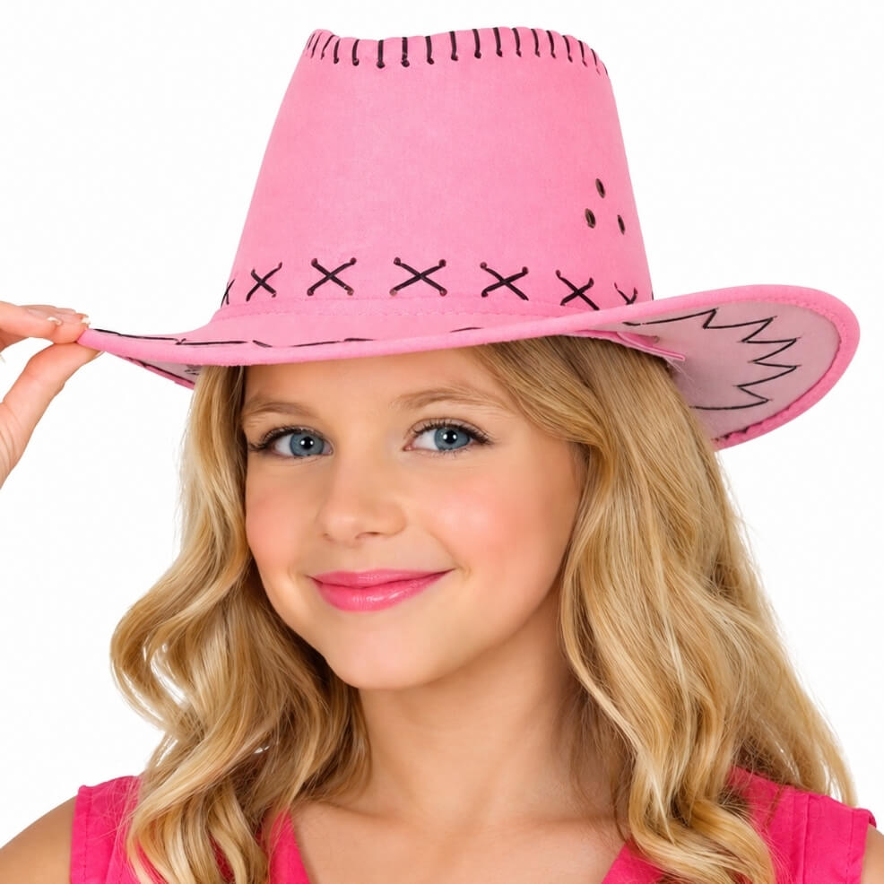 Kids Pink Cowboy Hat