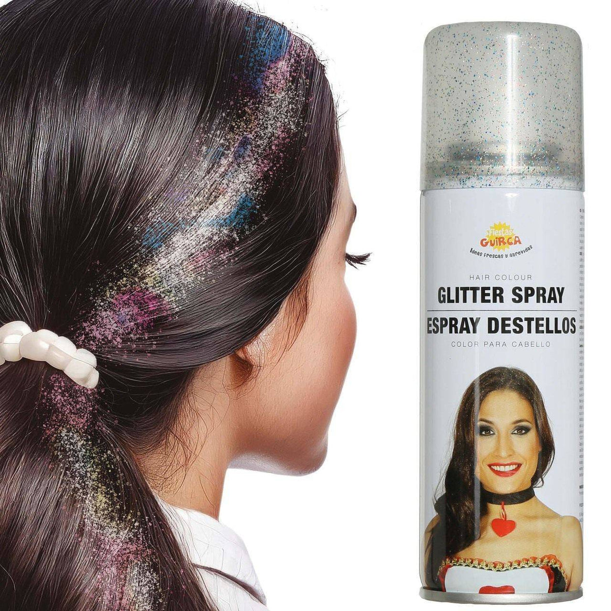 Multicolour Glitter Hair Spray