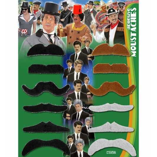 Pack 12 Bigotes | Don Disfraz