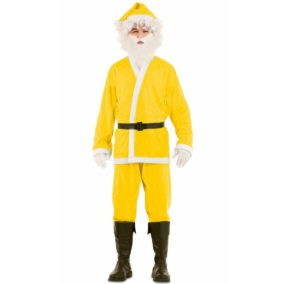 Disfraz de Papá Noel Amarillo Eco para adulto | Don Disfraz