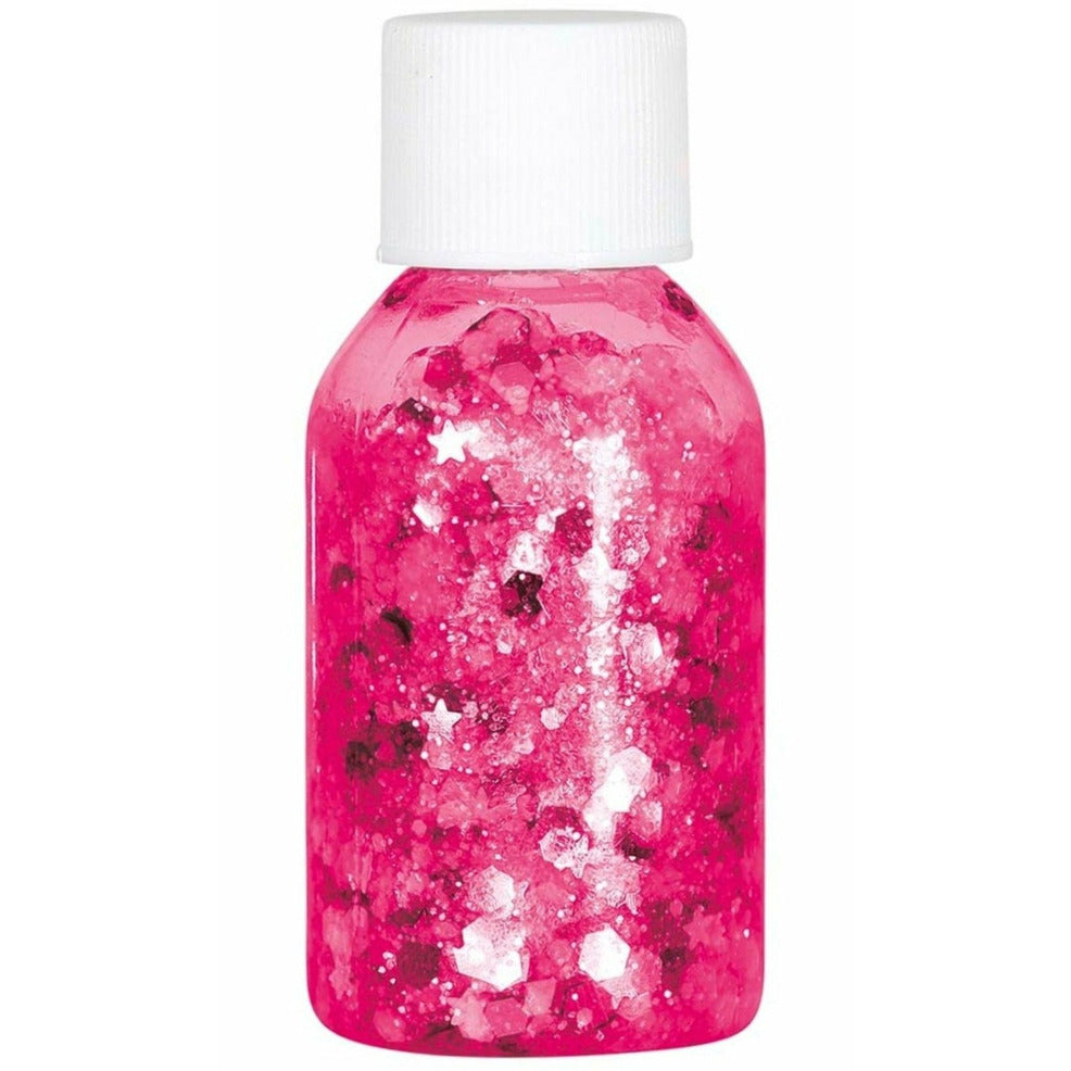 Bote de Glitter en Gel Fucsia | Don Disfraz