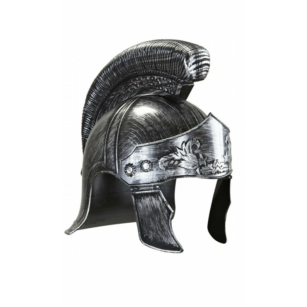 Casco Romano Gradados Plateado | Don Disfraz
