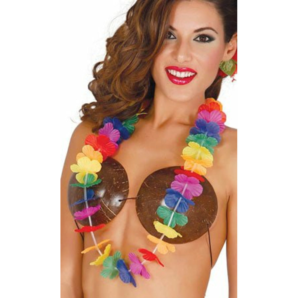 Collar Hawaiano Multicolor | Don Disfraz