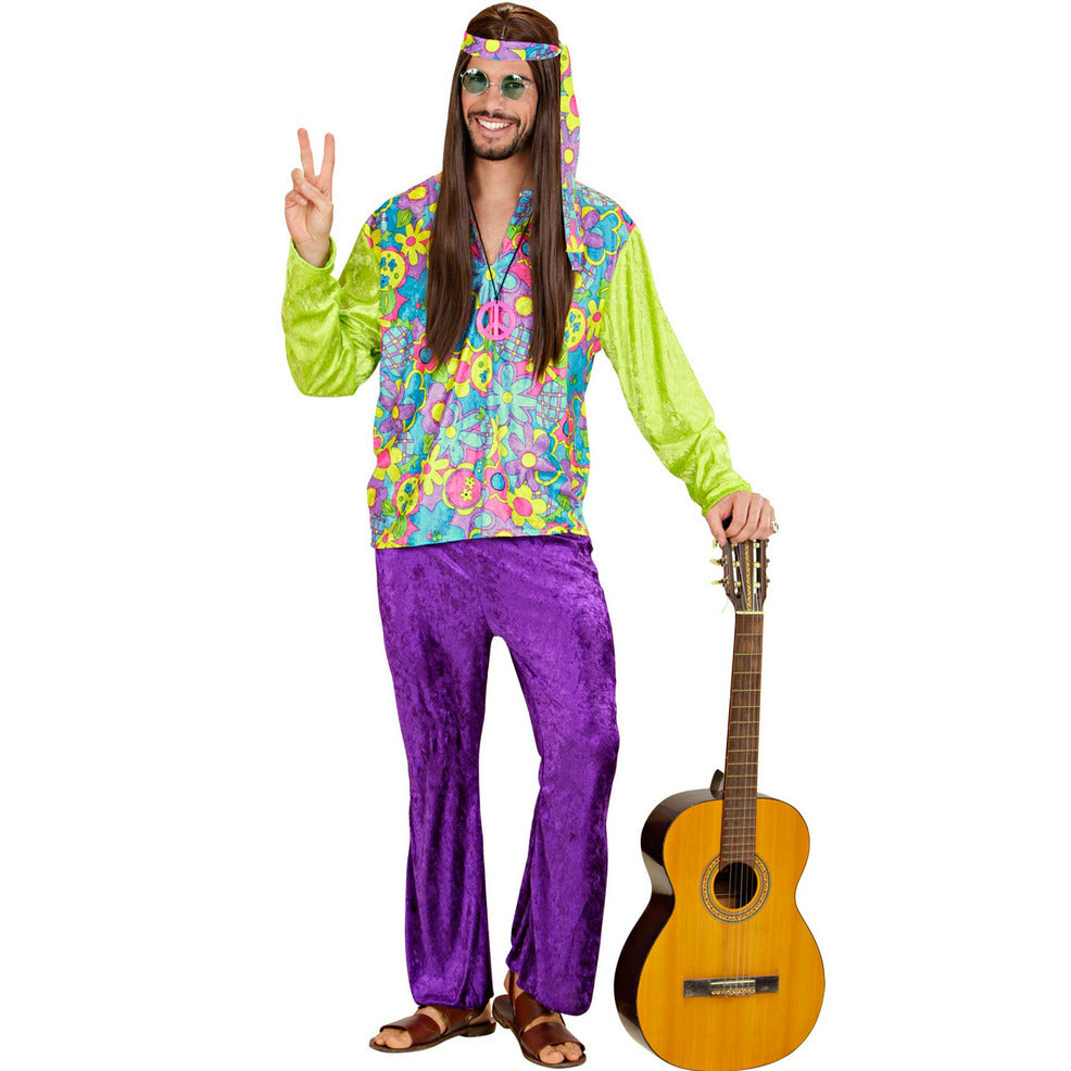 Disfraz de Hippie Retro para hombre | Don Disfraz
