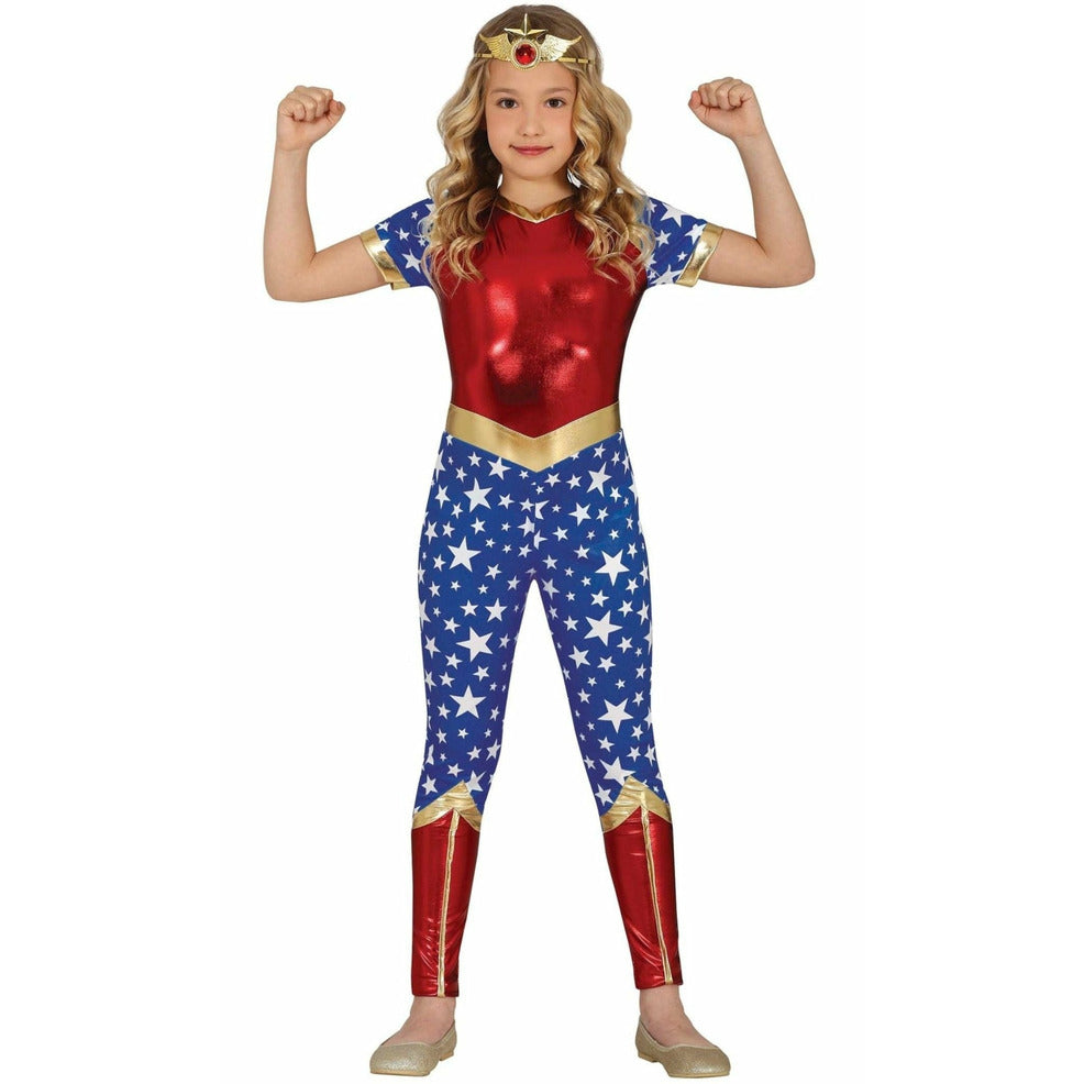 Disfraz de Wonder Heroína para niña | Don Disfraz