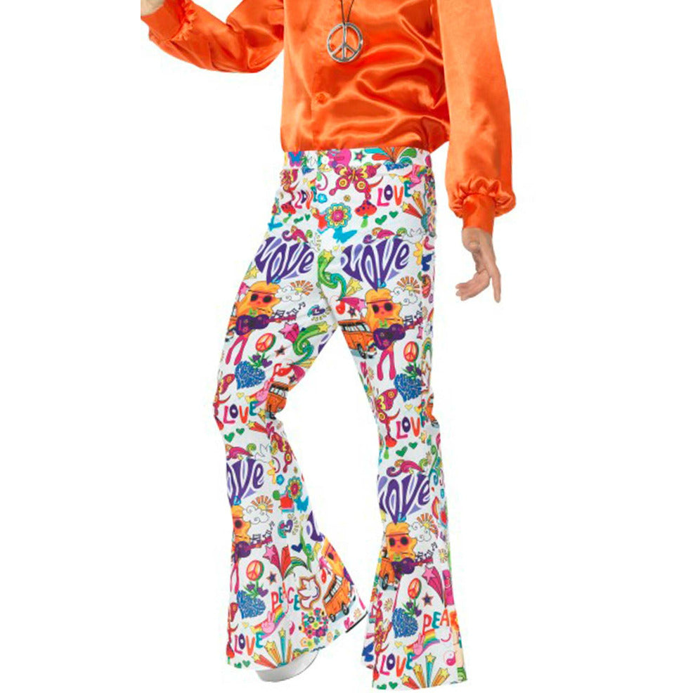 Pantalón Hippie Love para hombre | Don Disfraz