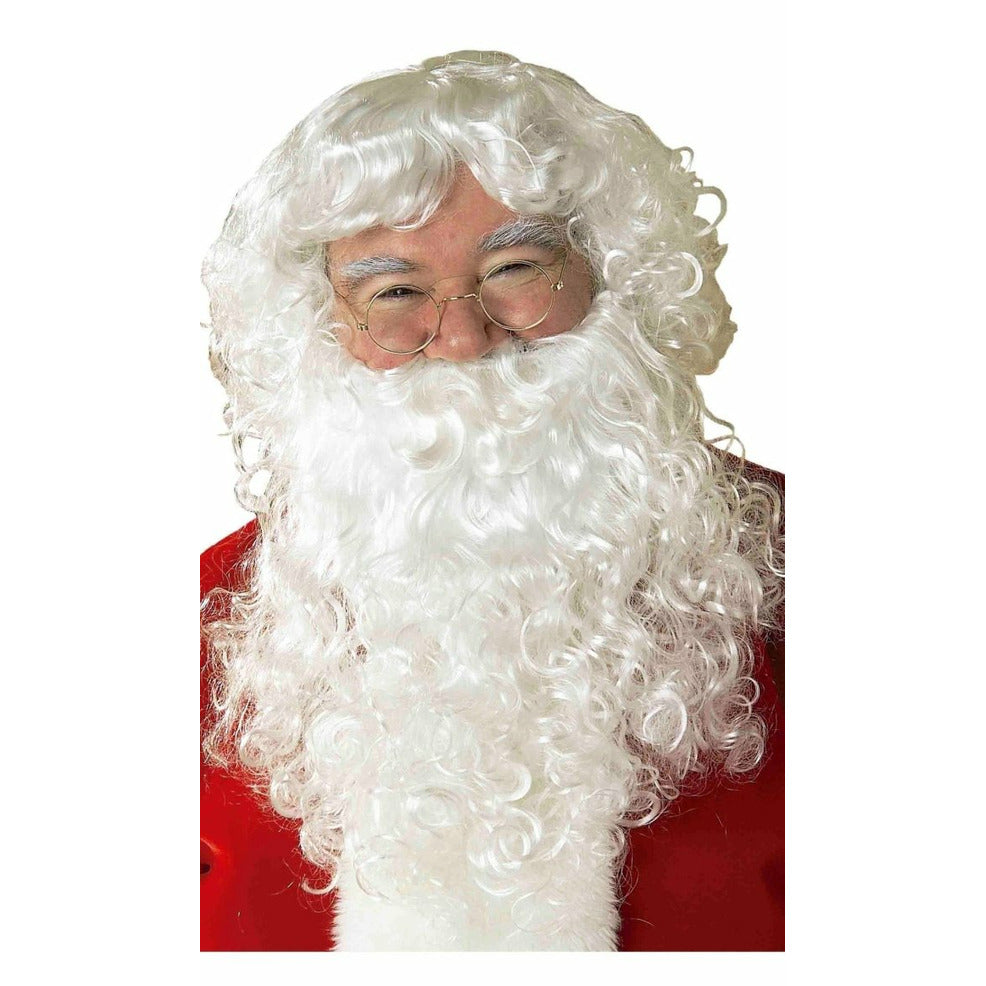 Peluca y Barba Eco de Papá Noel | Don Disfraz
