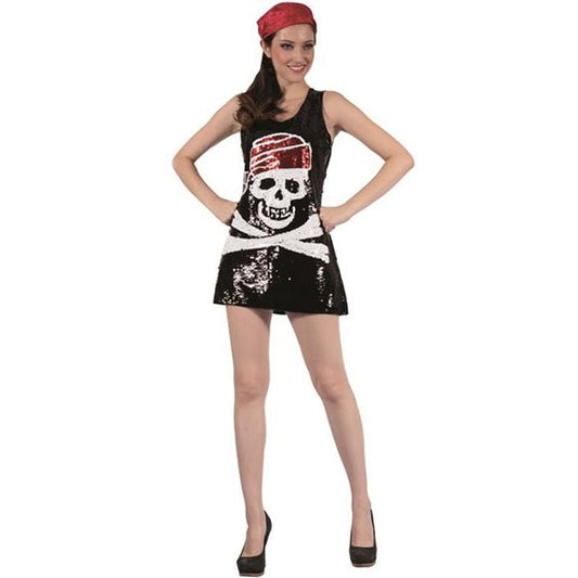 Womens Sequin Pirate Costume