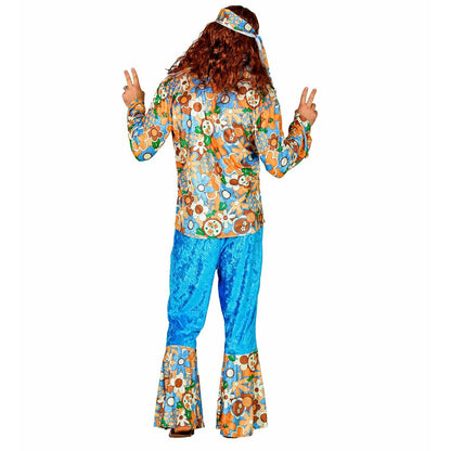 Disfraz XL de Hippie Turquesa hombre | Don Disfraz