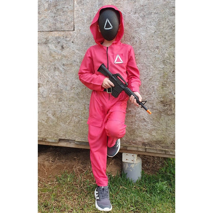 Kids Squid Game Guard Costume