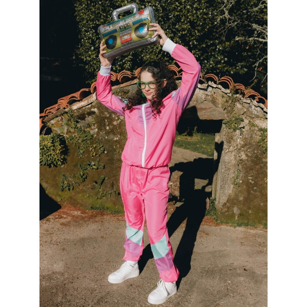 Adult 80s Fuchsia Tracksuit Costume
