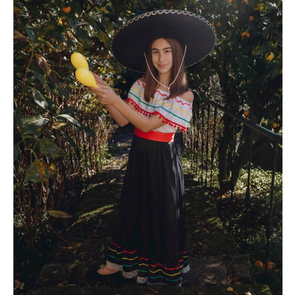 Girls Mexicana Valentina Costume