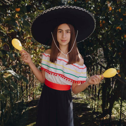 Girls Mexicana Valentina Costume