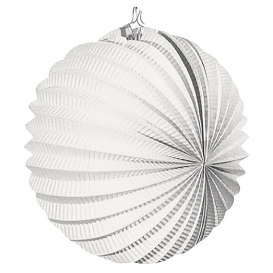 Pack of 12 White Fairground Lanterns