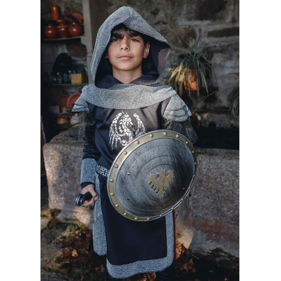 Kids Dark Medieval Knight Costume