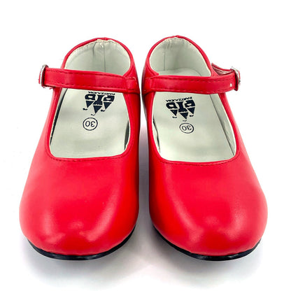 Plain Red Flamenco Shoes