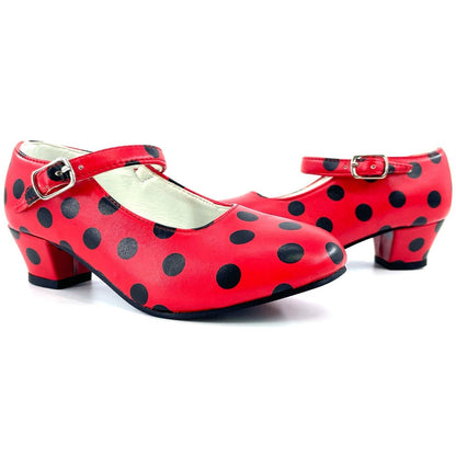 Red and Black Flamenco Shoes