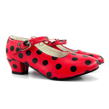 Red and Black Flamenco Shoes