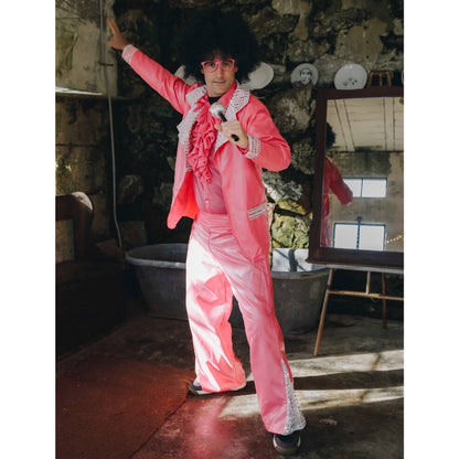 Mens Pink Disco Costume