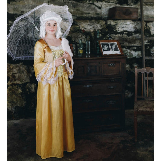Womens Golden Baroque Duchess Costume