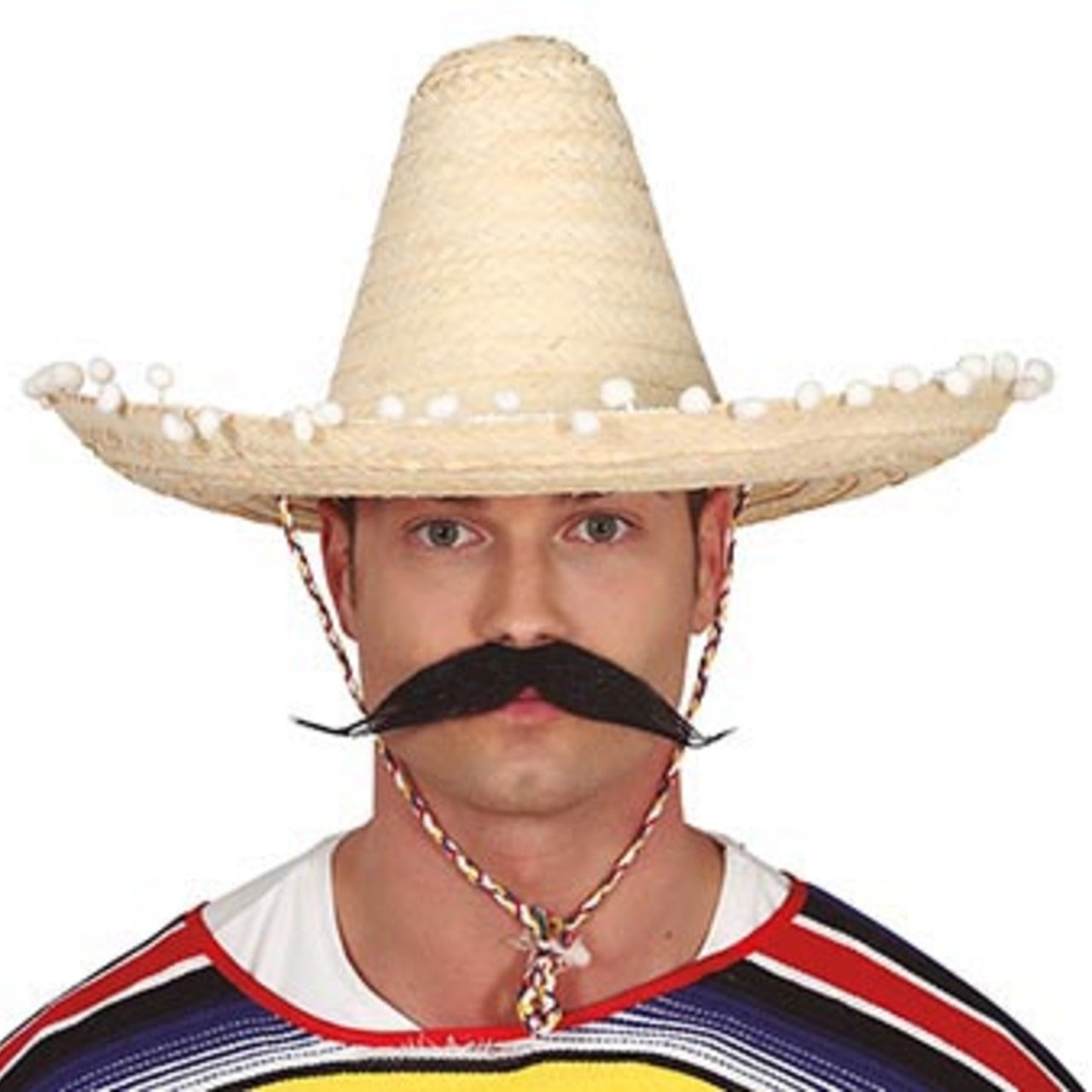 Mexican Straw Hat with Tassels