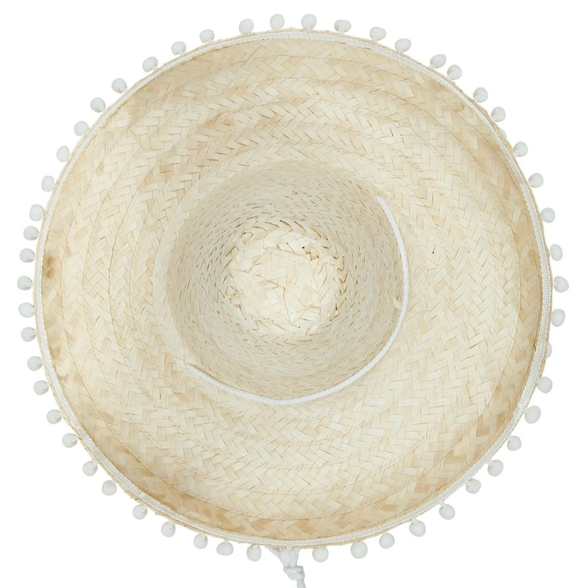 Mexican Straw Hat with Tassels