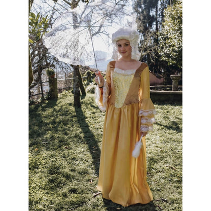 Womens Golden Baroque Duchess Costume