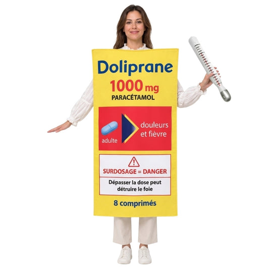 Adult Doliprane Paracetamol Costume
