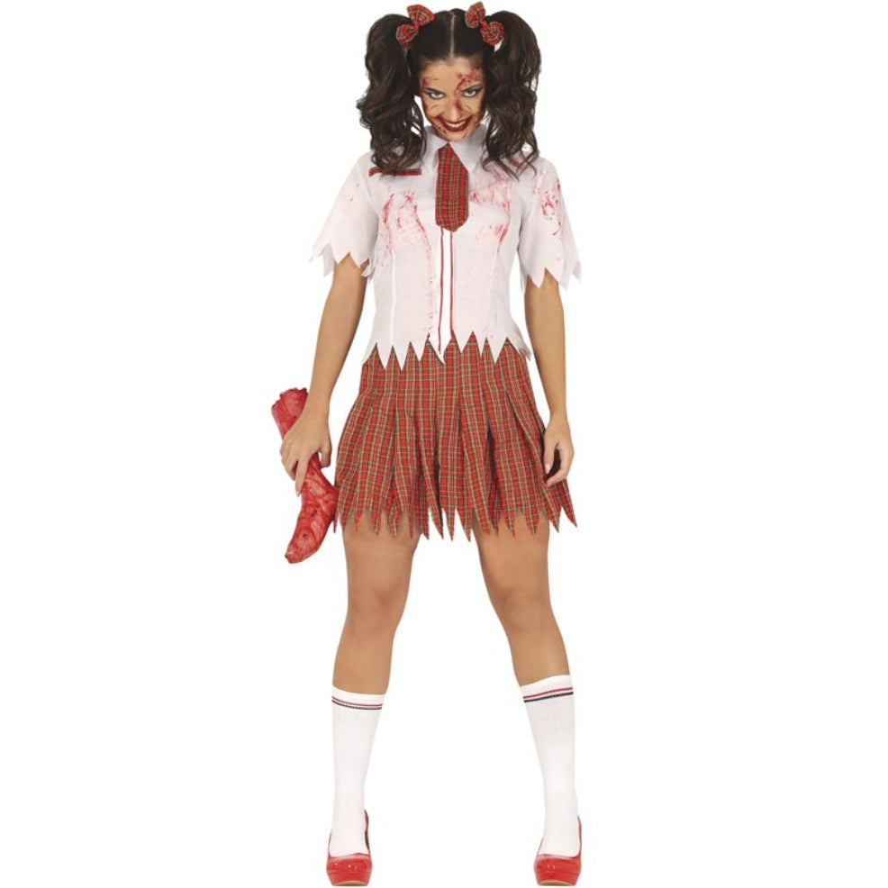 Womens Zombie Schoolgirl Costume