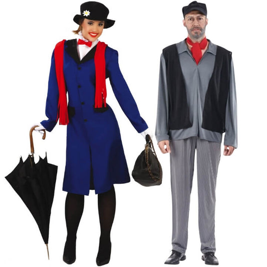 Mary Poppins and Chimney Sweep Couple Costumes