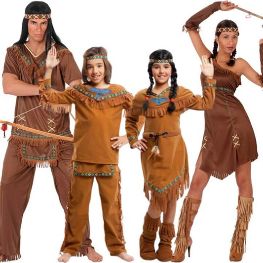 Mojave Native American Group Costumes