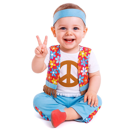 Baby Hippie Flowers Costume