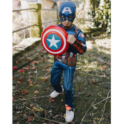 Kids Muscular Captain America™ Costume