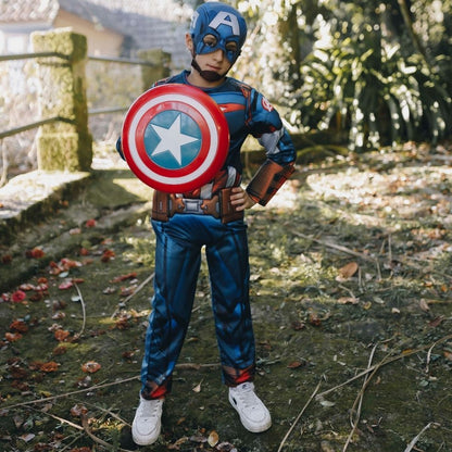 Kids Muscular Captain America™ Costume