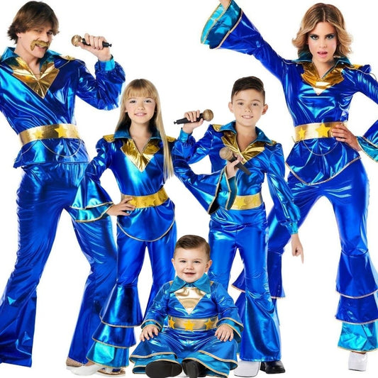 Blue Disco Group Costumes
