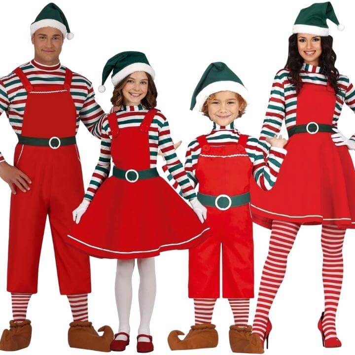 Santa Helper Elf Group Costumes