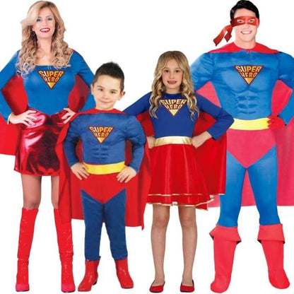 Supergirl and Superman Group Costumes