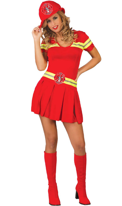 Red Firefighter Group Costumes