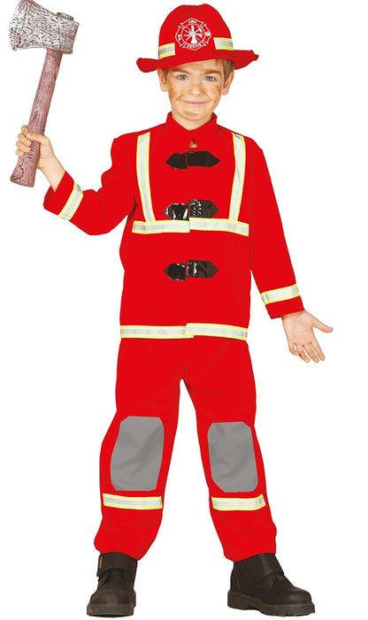 Red Firefighter Group Costumes