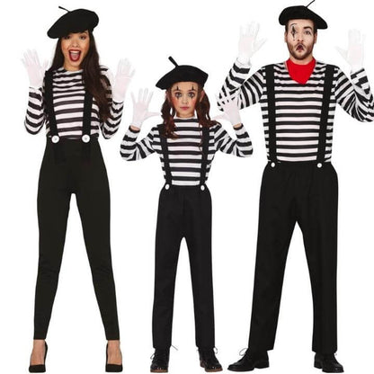 Beret Mime Group Costumes