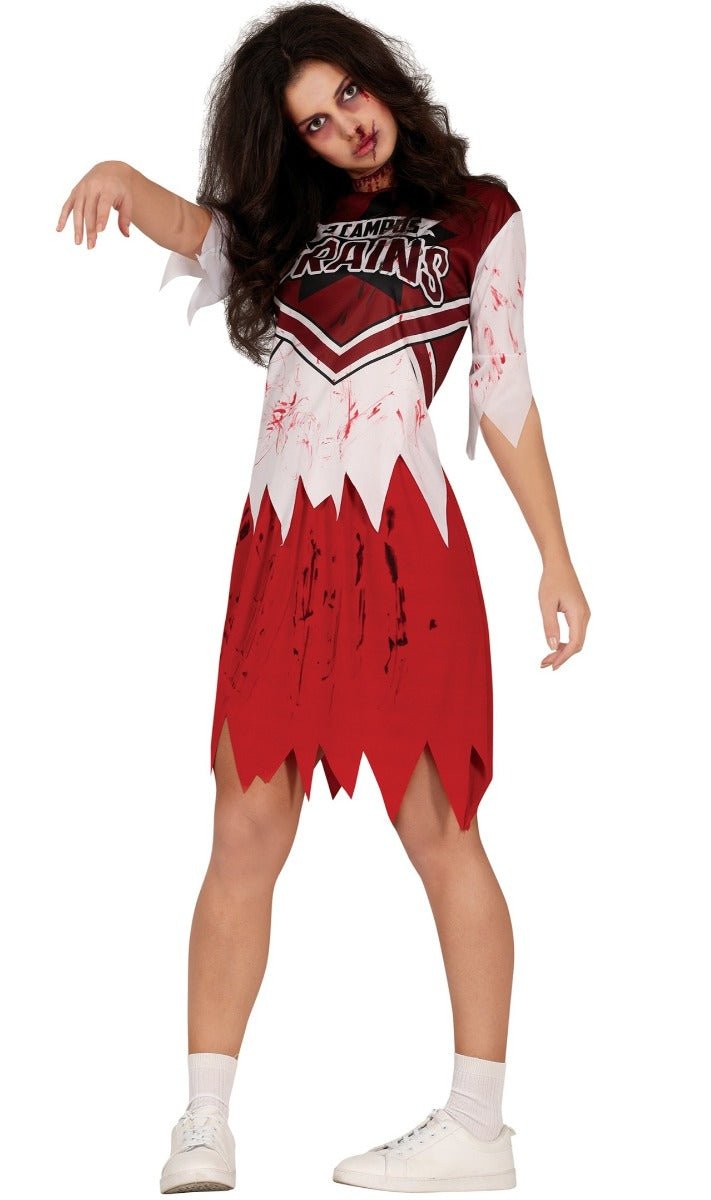 Zombie Cheerleader and Player Group Costumes