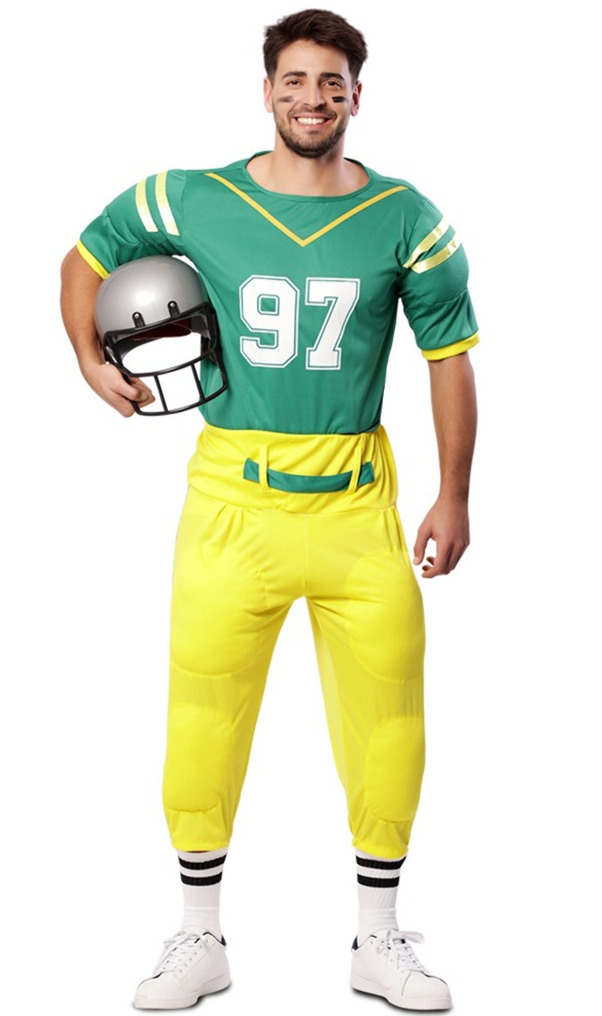 Green Rugby Player Group Costumes