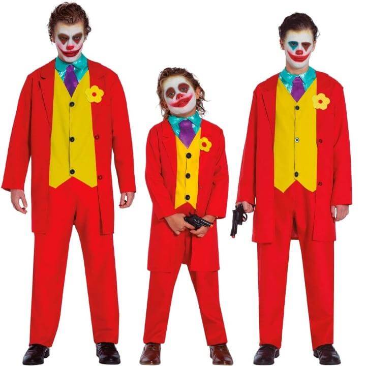 Red Joker Group Costumes