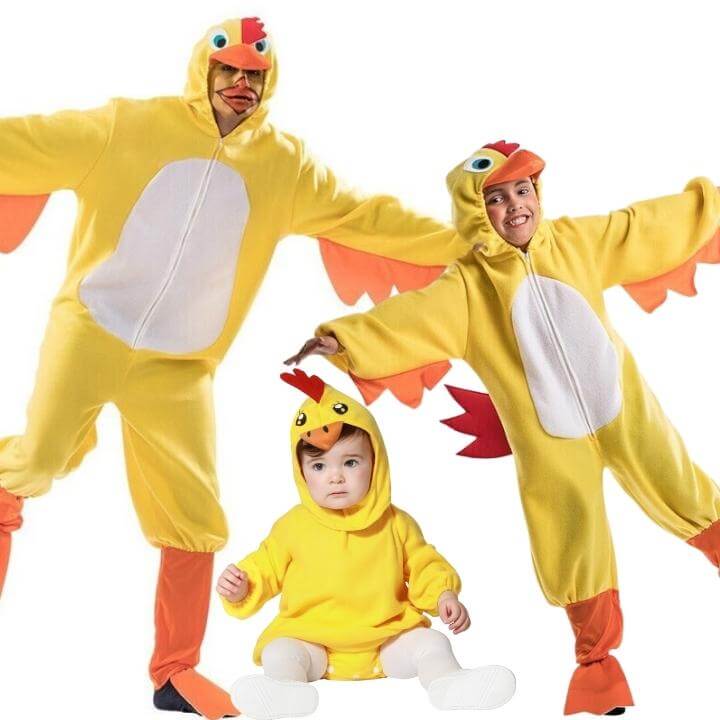 Yellow Chicken Group Costumes